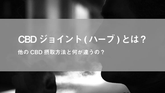 今更聞けない！CBDジョイント（ハーブ）とは？他のCBD摂取方法と何が違うの？