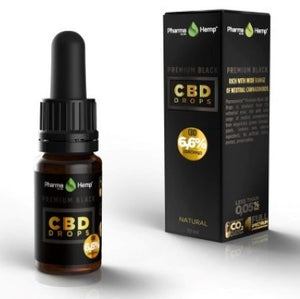 PharmaHemp フルスペクトラムCBDオイル プレミアムブラック 10ml